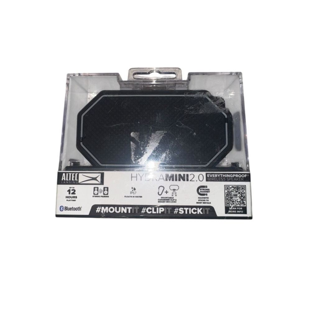 Altec Lansing HydraMini 2.0 Portable Wireless Speaker Black One Size